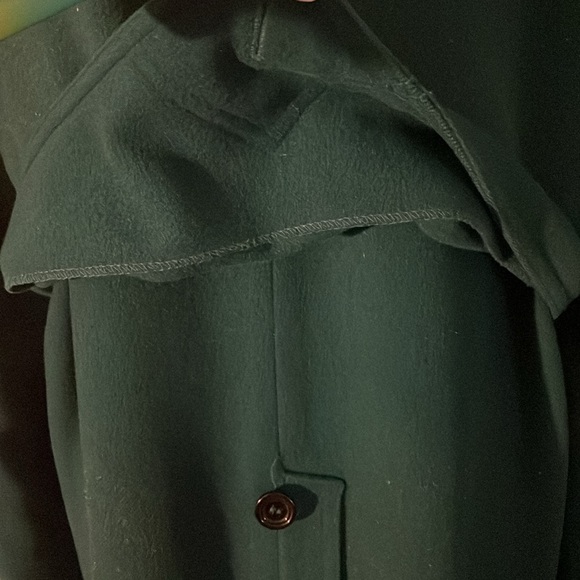 Worthington full length double breasted funnel neck wool coat 8 - Picture 8 of 11